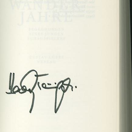 Hardy Krüger - Handsignierte Erstausgaben
